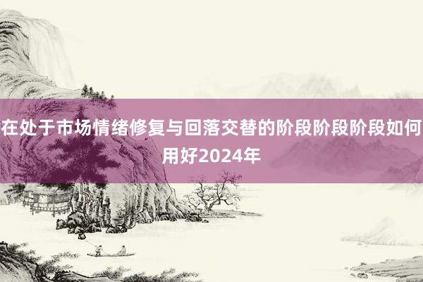 在处于市场情绪修复与回落交替的阶段阶段阶段如何用好2024年